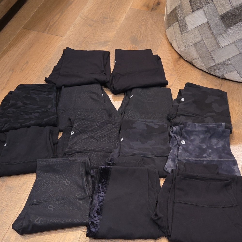 Black LULULEMON Align Size 6 Leggings